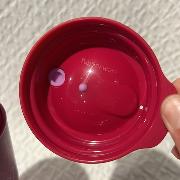 Like New Tupperware 16oz Eco-To-Go Tumbler Cup Hearts - Picture 8 of 13